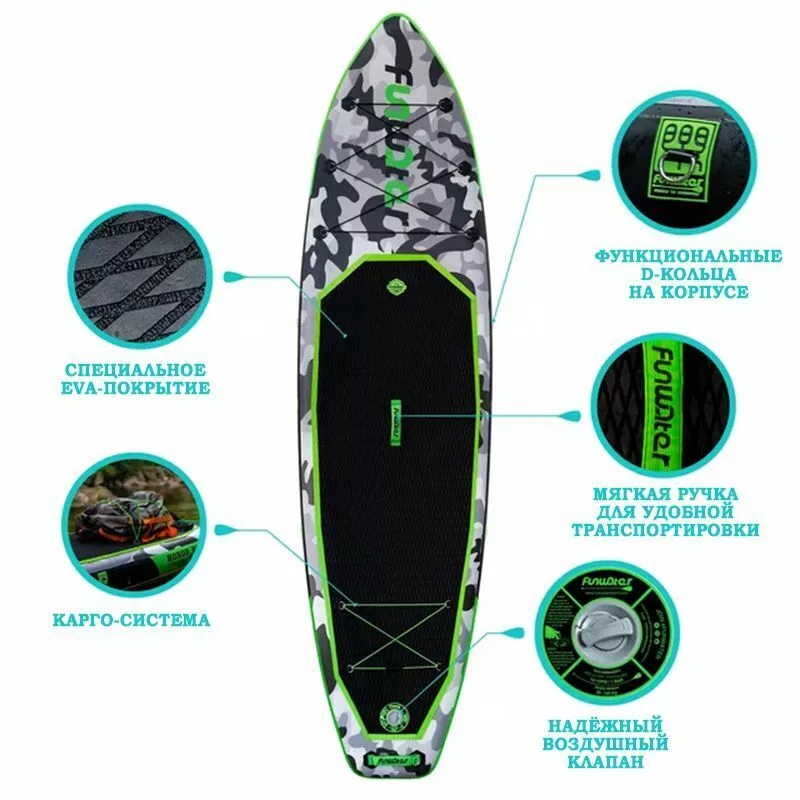 SUP-доска FunWater Honor Green 108