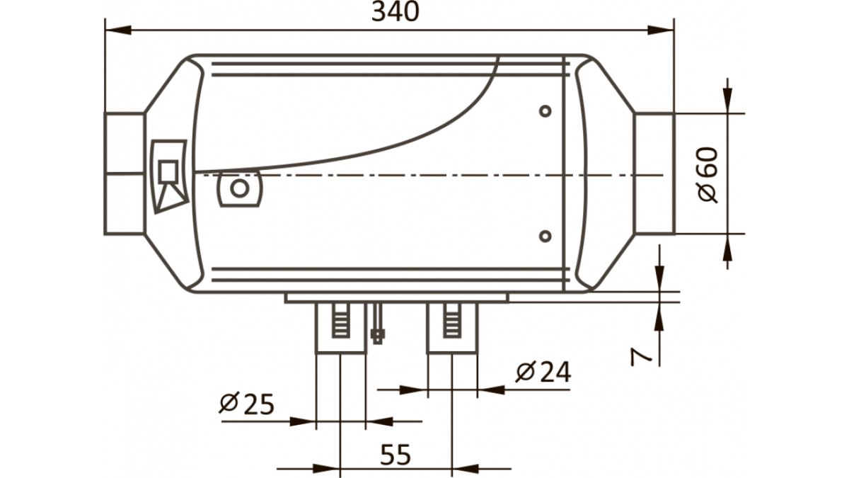 Avtoteplo 4D 12 В (5 кВт)