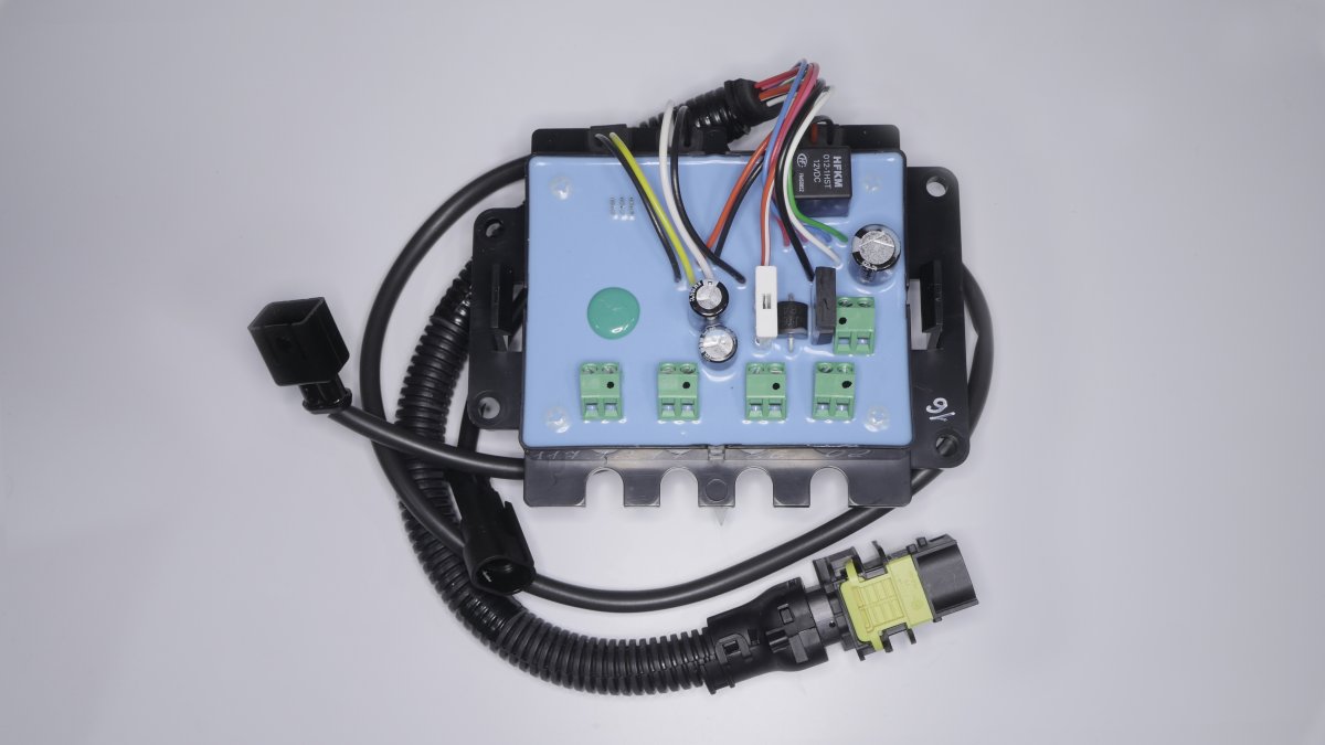 Блок управления 12В сб. 2882 (с овальным разъемом)