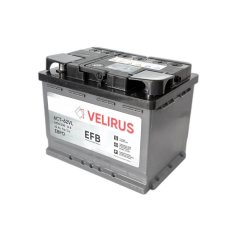 Аккумулятор автомобильный АКОМ 6СТ-62 VELIRUS+EFB ЕВРО EN620